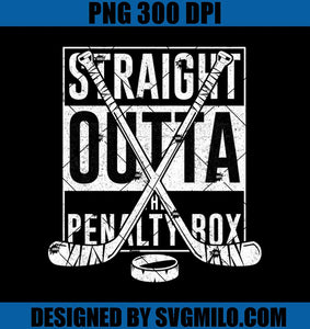 Hockey Straight Outta The Penalty Box PNG, Hockey  PNG