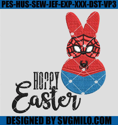 Hoppy-Easter-Spiderman-Bunny-Peep-Embroidery-Designs