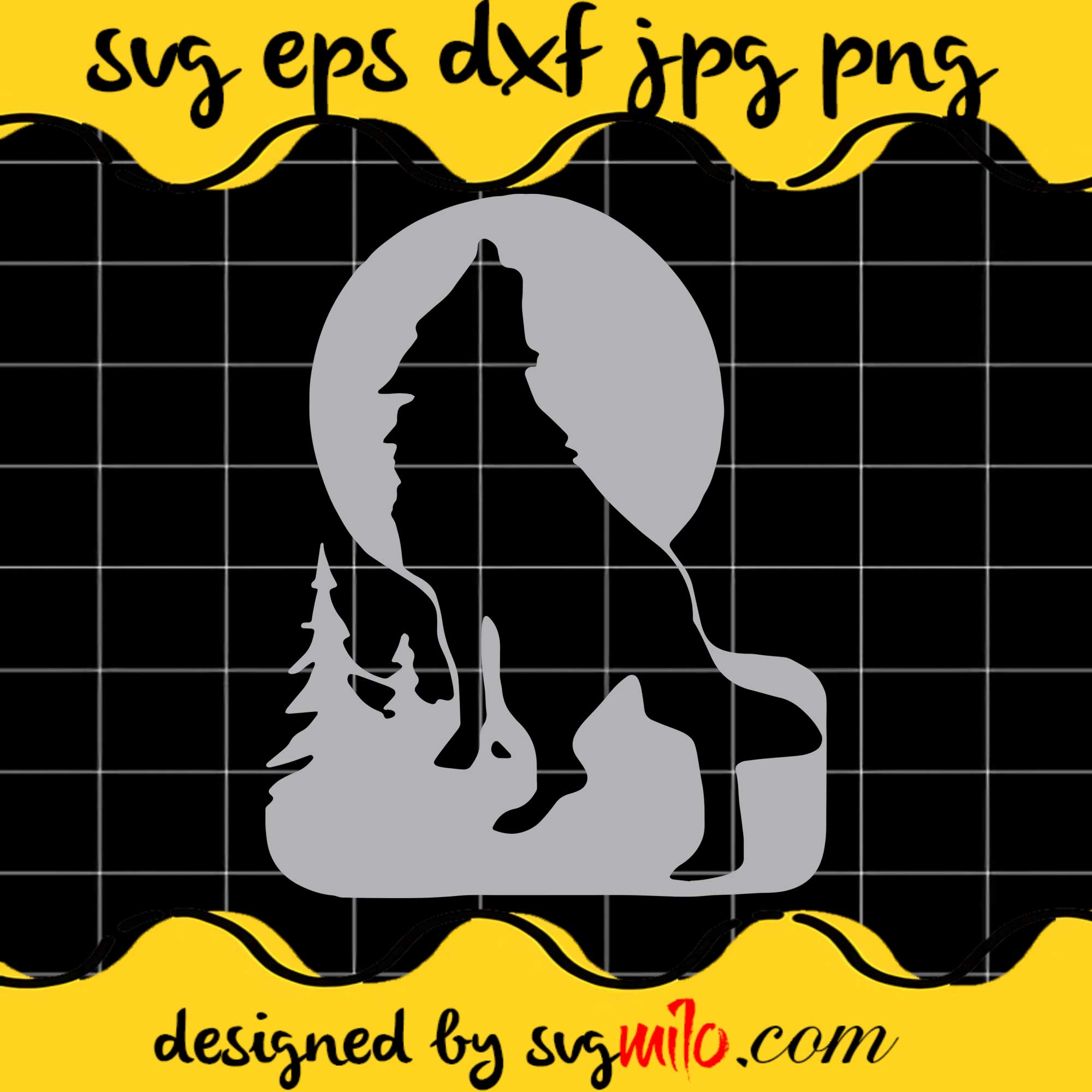 Howling-Wolf-In-A-Moon-Night-SVG