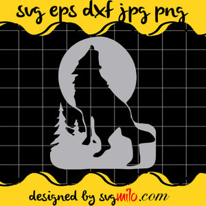 Howling-Wolf-In-A-Moon-Night-SVG