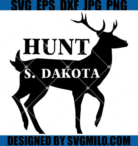 Hunt-South-Dakota-Svg-Deer-Svg