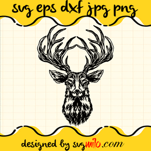 Hunting SVG-Deer-Hunting-SVG-Deer-Head-SVG-Christmas-SVG