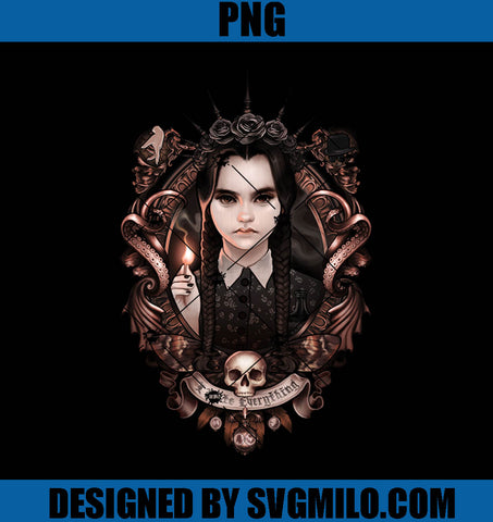 I Hate Everything PNG- Wednesday Addams PNG