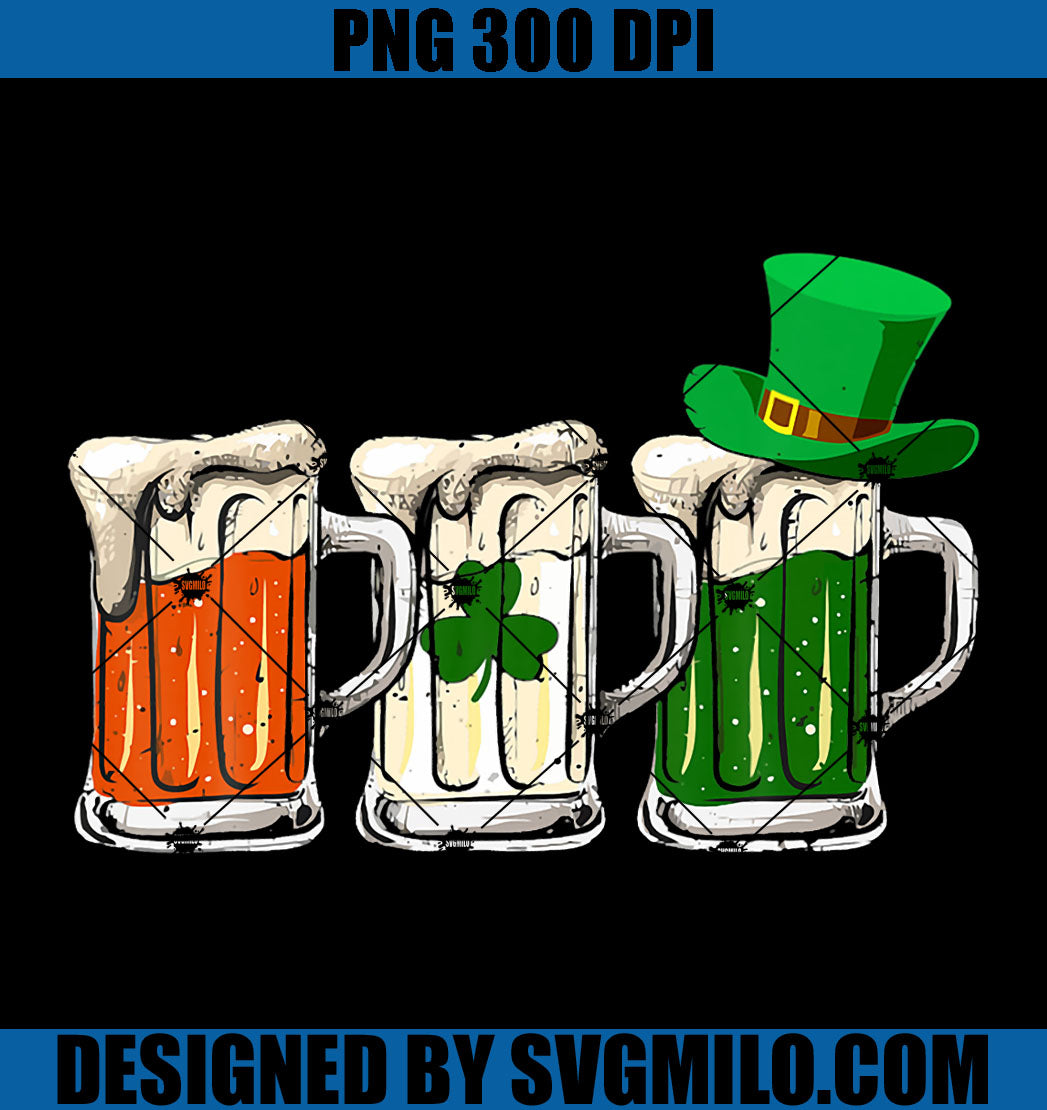 Irish Beer Shamrock PNG, Patrick Beer PNG