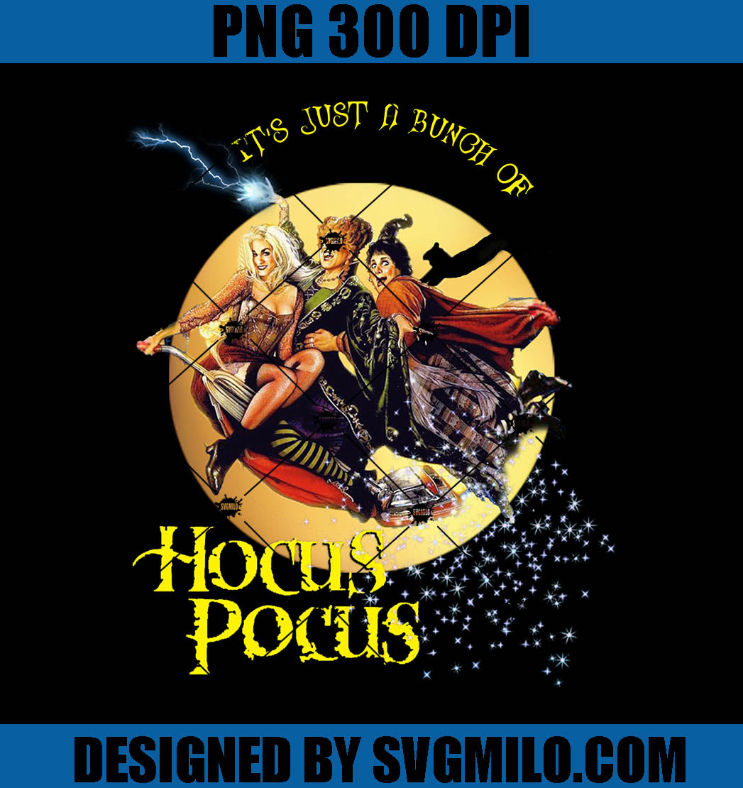 It's Just A Bunch Of PNG, Hocus Pocus PNG, Witch Halloween PNG