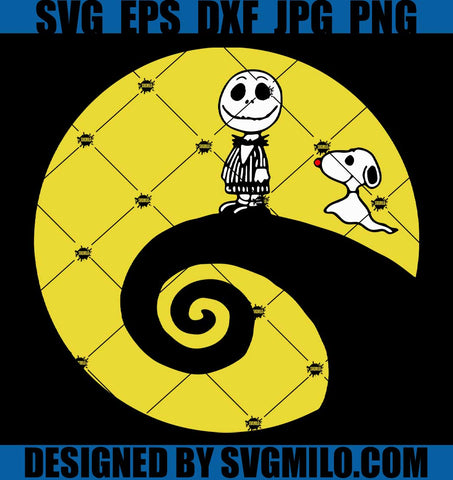 Jack And Snoopy SVG, The Nightmare SVG, Halloween SVG