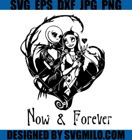 Jack-Skellington-And-Sally-Now-And-Forever-Svg_-The-Nightmare-Before-Christmas-Svg