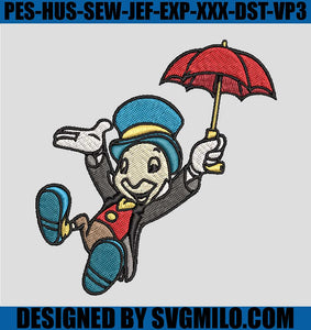 Jiminy-Pinocchio-Embroidery-Designs