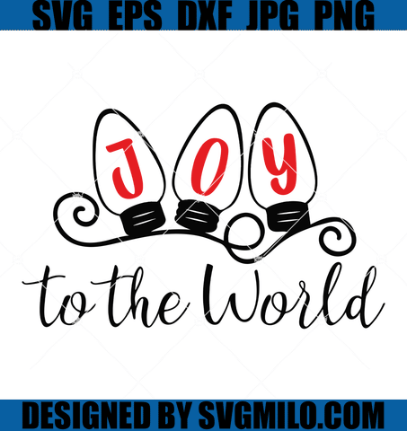 Joy-To-The-World-Svg-Christmas-Svg-Light-Bulb-Svg