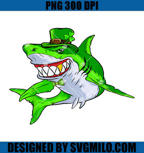 Leprechaun Shark St Patricks Day PNG, St Patrick's Day PNG