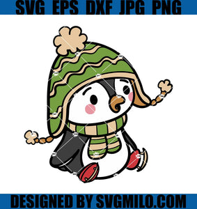 Little-Penguin-Wearing-A-Hat-Svg_-Cute-Penguin-Svg_-Christmas-Svg