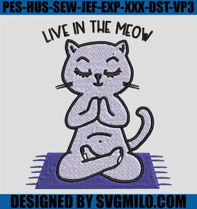 Live-In-The-Meow-Embroidery-Designs