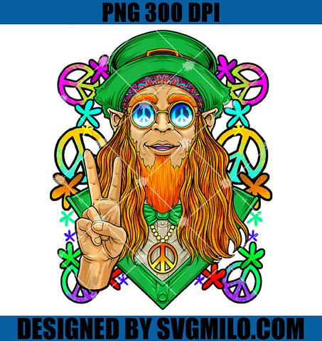 Magic Leprechaun Peace PNG, Love St Patrick 's Day PNG