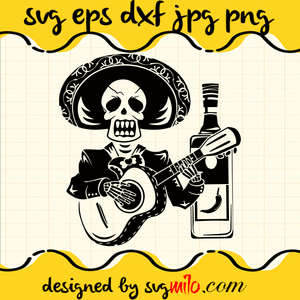 Mariachi-Skeleton-With-Tequila-Dia-De-Los-Muertos-SVG-Halloween-SVG-Skeleton-SVG
