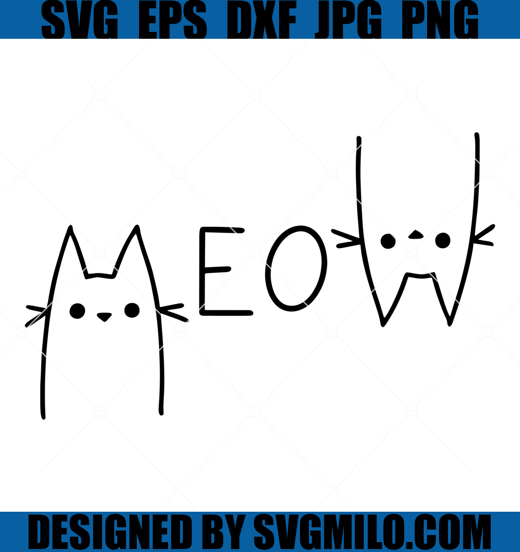 Meow-SVG-Cat-Svg-Animal-SVG