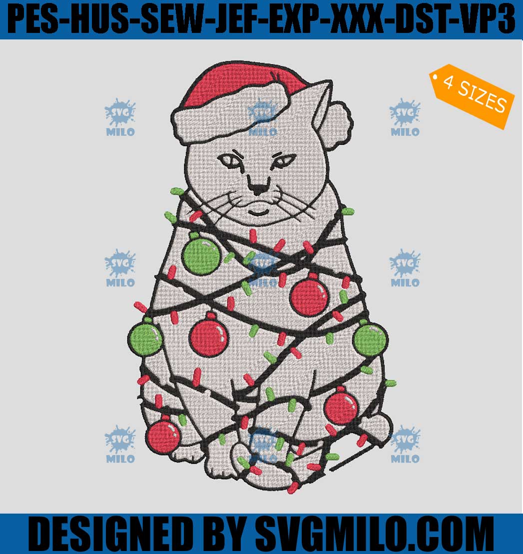 Meowy-Christmas-Embroidery-Design_-Christmas--Cat-Light-Embroidery-Design