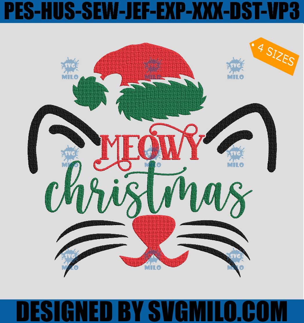 Meowy-Christmas-Embroidery-Design_-Christmas-Cat-Embroidery-Design