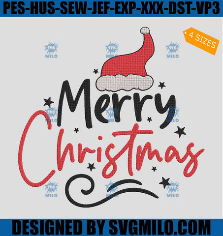 Merry-Christmas-Embroidery-Design_-Santa-Hat-Christmas-Embroidery-Design