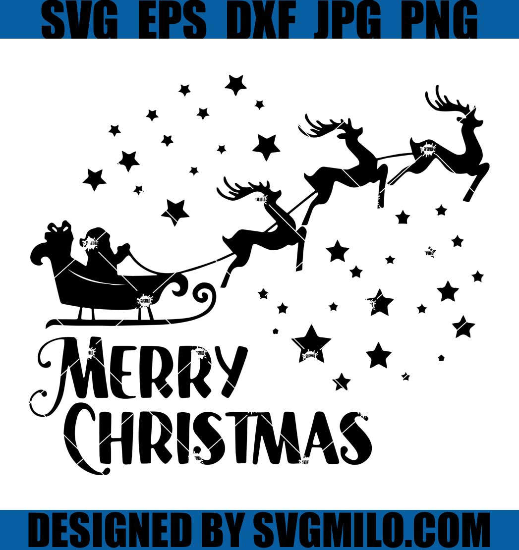 Merry-Christmas-Reindeer-Svg_-Santa-Sleigh-Svg_-Xmas-Svg