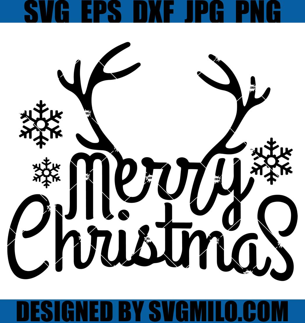 Merry-Christmas-Svg_-Reindeer-Antlers-Svg