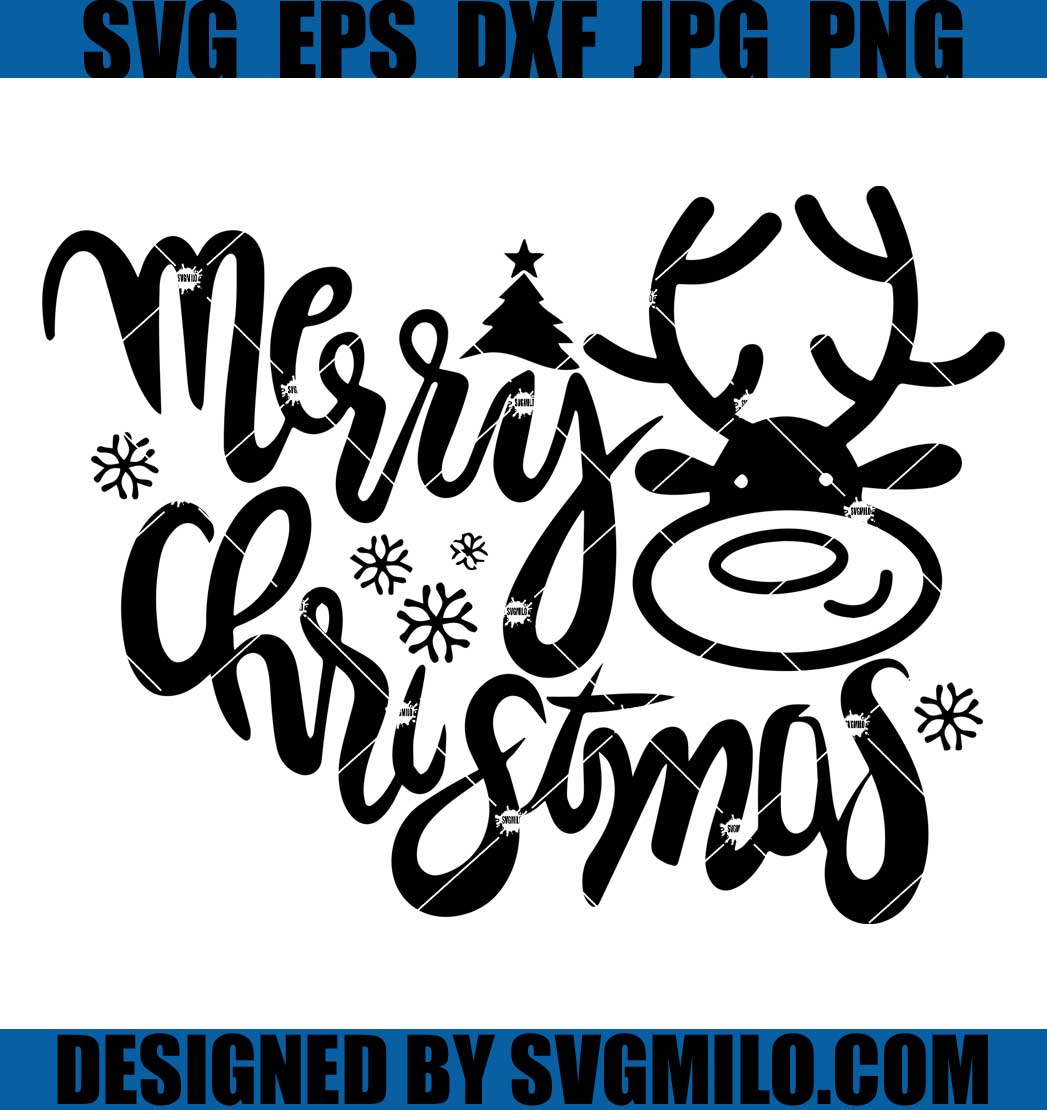 Merry-Christmas-Svg_-Reindeer-Face-Svg_-Xmas-Svg