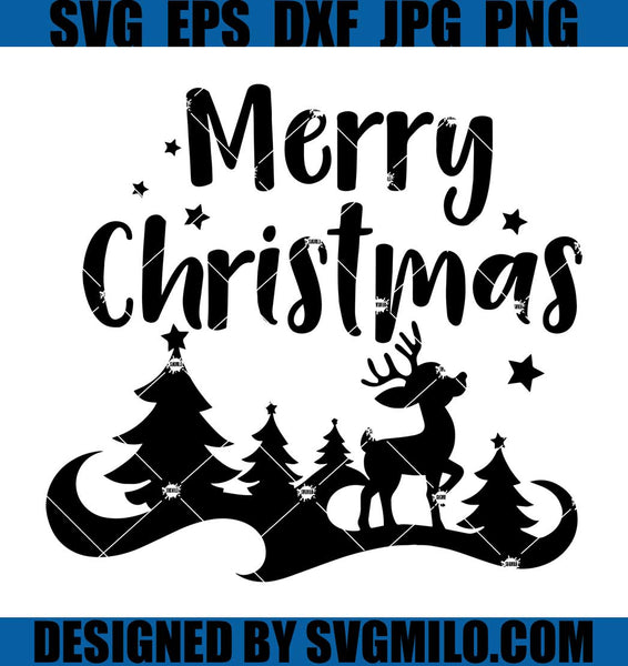 Merry-Christmas-Svg_-Reindeer-Svg_-Christmas-Tree-Svg