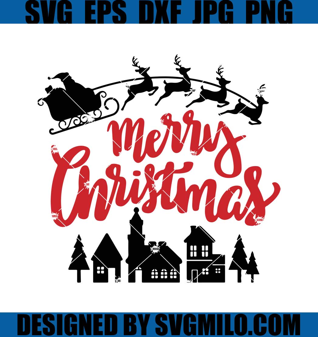 Merry-Christmas-Svg_-Santa-Sleigh-Svg_-Xmas-Svg