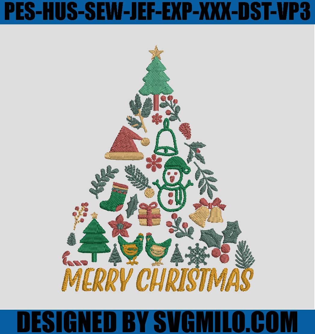 Merry-Christmas-Tree-Embroidery-Desingn