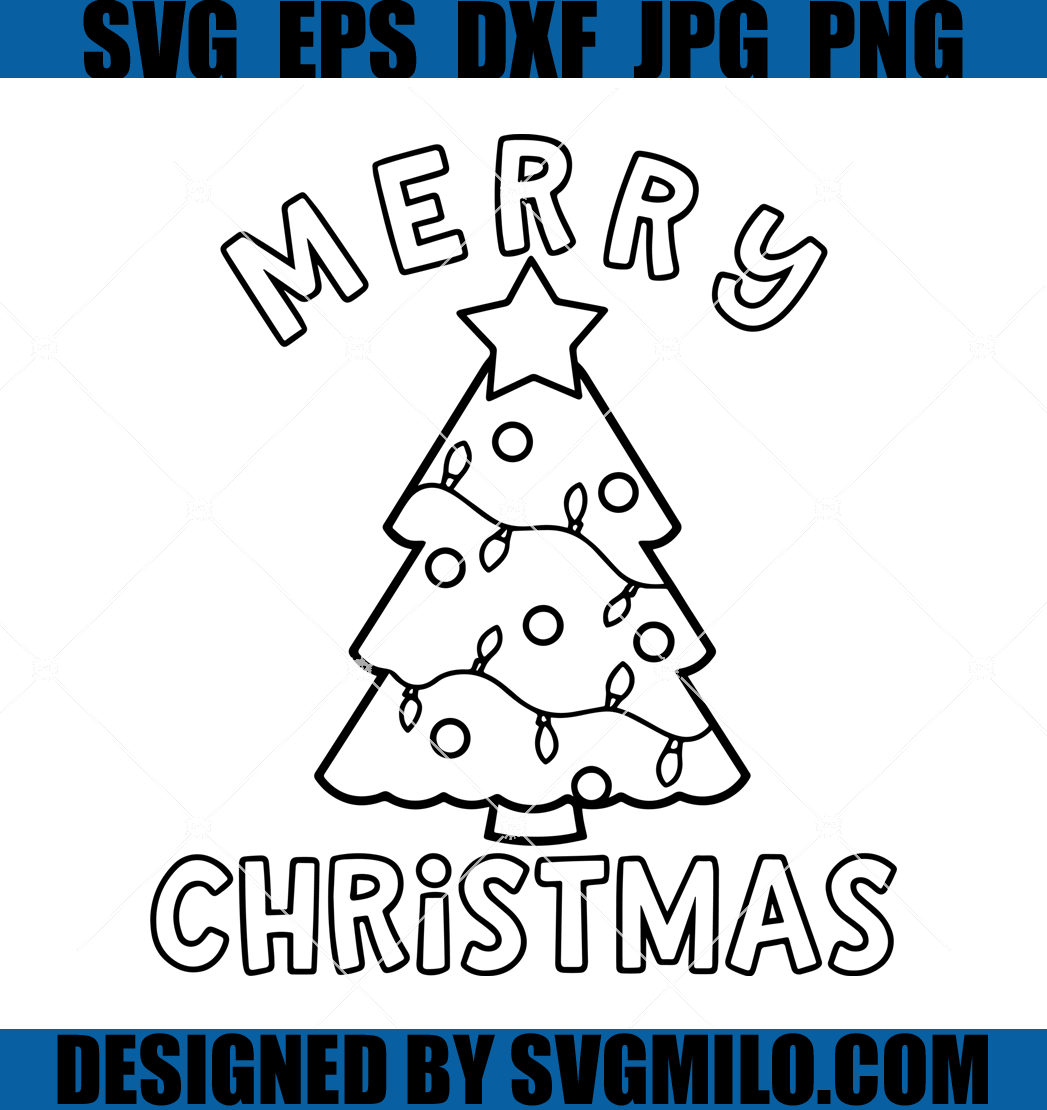 Merry-Christmas-Svg-Christmas-Tree-Svg