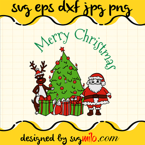 Santa-SVG-Deer-SVG-Merry-Christmas-SVG