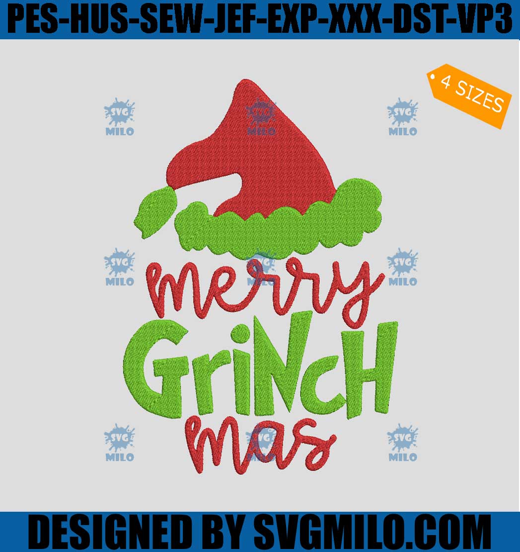 Merry-Grinchmas-Embroidery-Design_-Santa-Grinch-Embroidery-Design ...