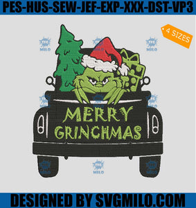 Merry-Grinchmas-Truck-Embroidery-Design_-Grinch-Truck-Christmas-Embroidery-Design