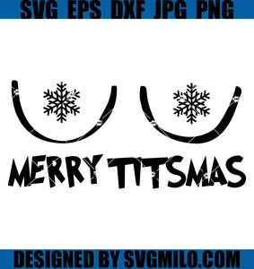 Merry-Titsmas-Svg_-Funny-Xmas-Svg_-Snowflake-Svg