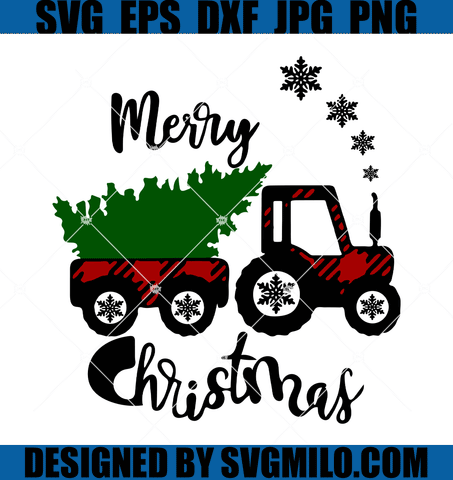 Mery-Christmas-SVG-Tractor-SVG