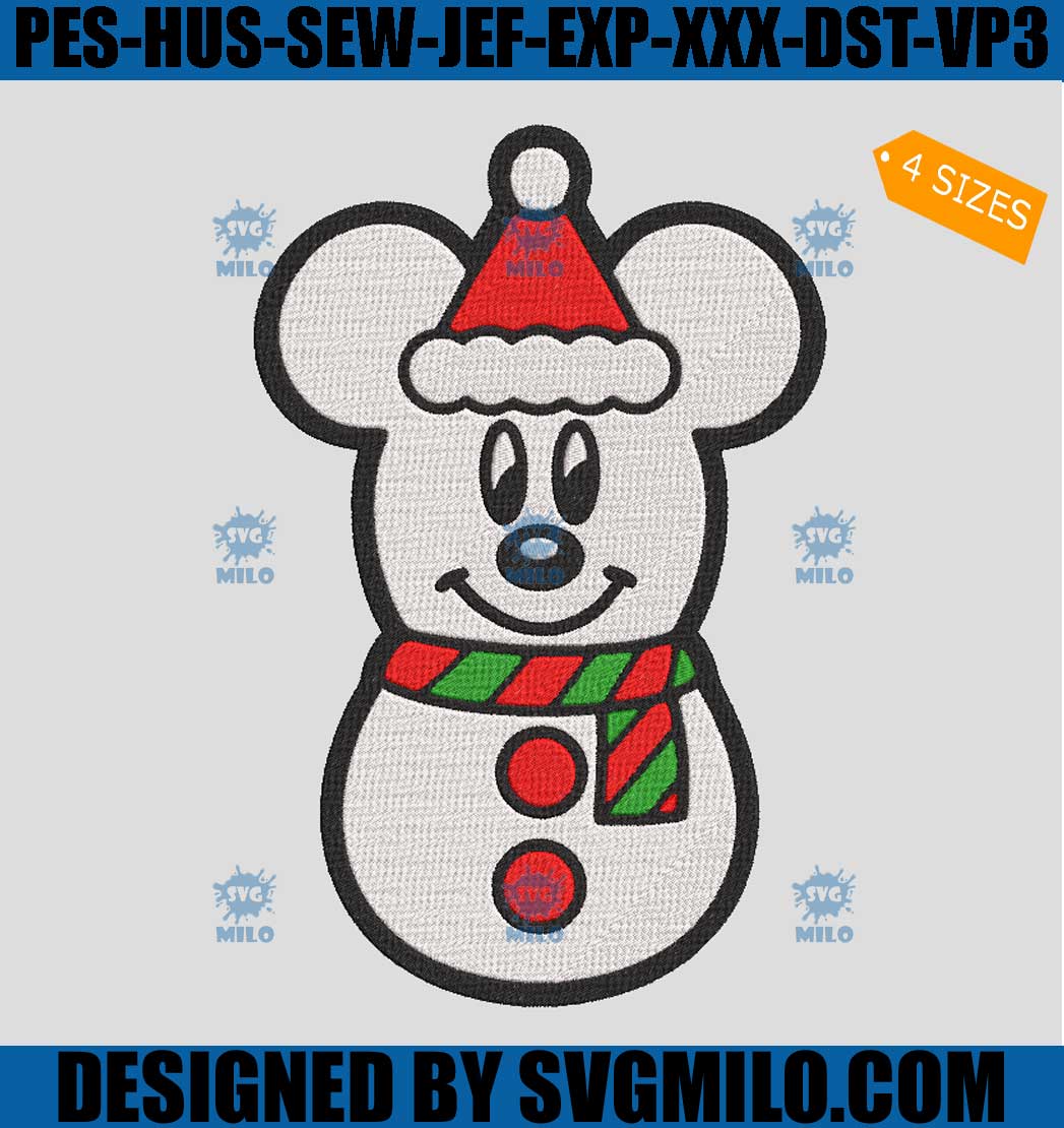 Mickey-Snowman-Christmas-Embroidery-Design_-Snowman-Embroidery-Design
