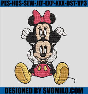 Minnie-Love-Mickey-Embroidery-Design