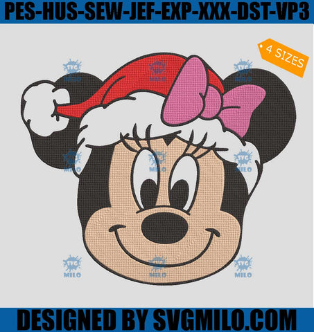 Minnie-Santa-Hat-Embroidery-Design_-Minie-Christmas-Embroidery-Design