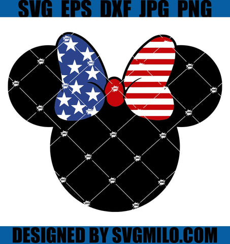 Minnie-USA-Bow-SVG_-Bow-SVG_-Polka-Dot-Usa-Bow-SVG