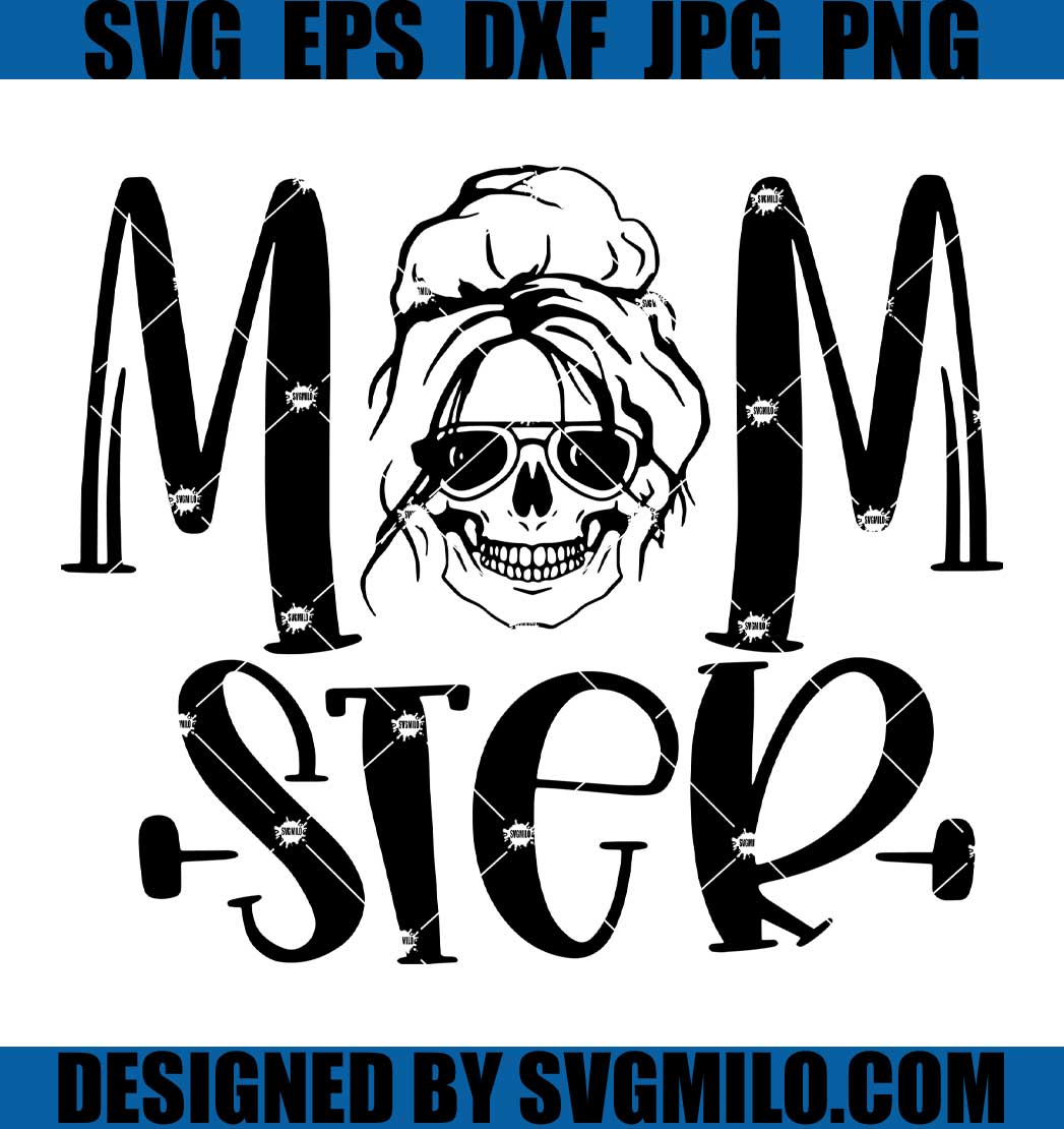 Momster Halloween SVG, Halloween SVG, Mom Life SVG