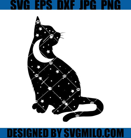 Moon-Cat-Svg_-Cat-With-Star-Svg