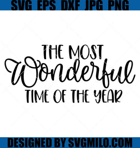 Most-Wonderful-Time-Of-The-ear-Svg-Christmas-Svg