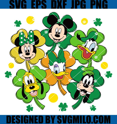 Mouse-And-Friends-Saint-Patrick_s-Day-SVG_-Lucky-Vibes-SVG_-Disney-Patrick-SVG