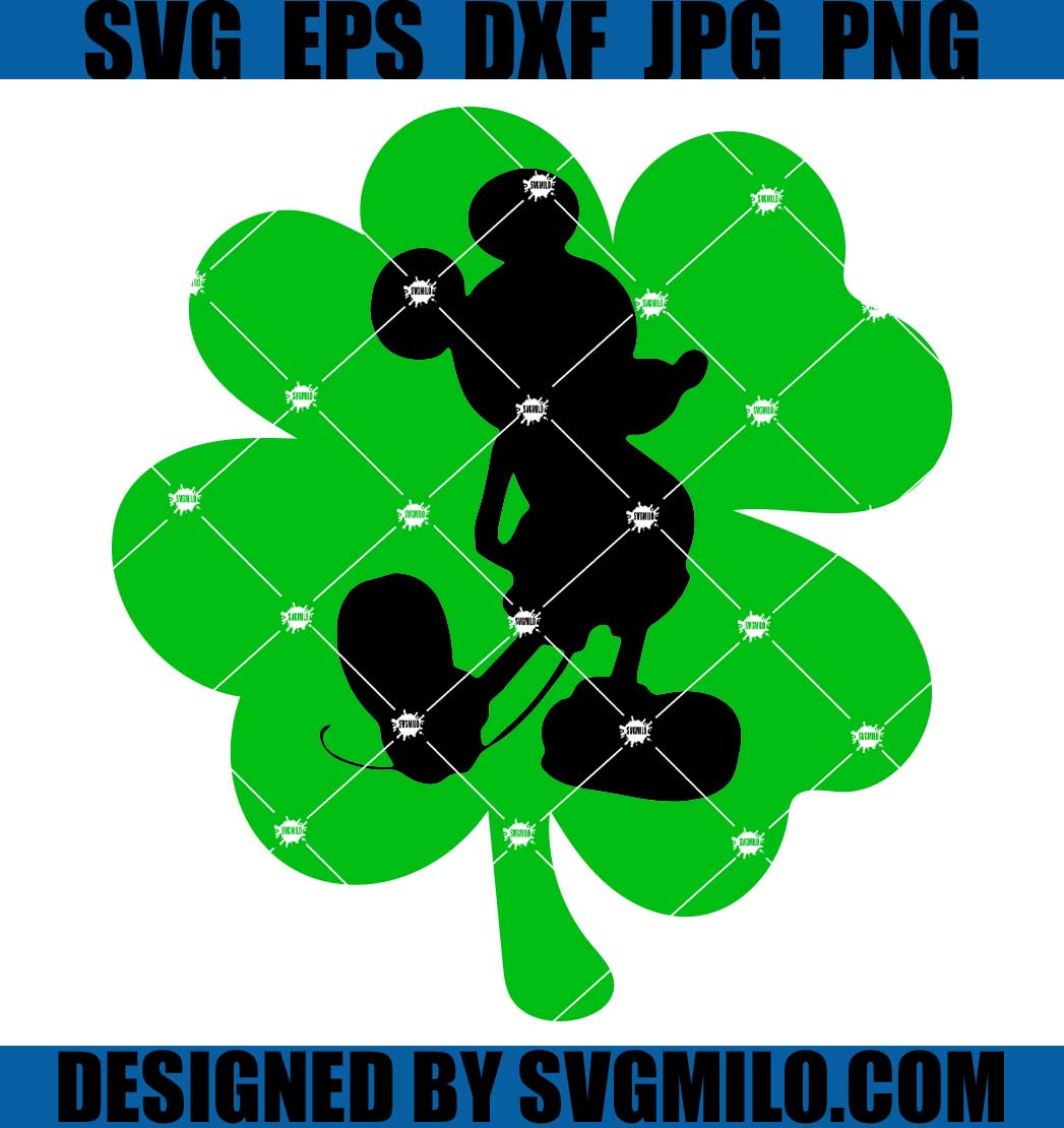 Mouse-Shamrock-Saint-Patrick_s-Day-SVG_-4-Leaf-Clover-SVG_-Shenanigan-SVG