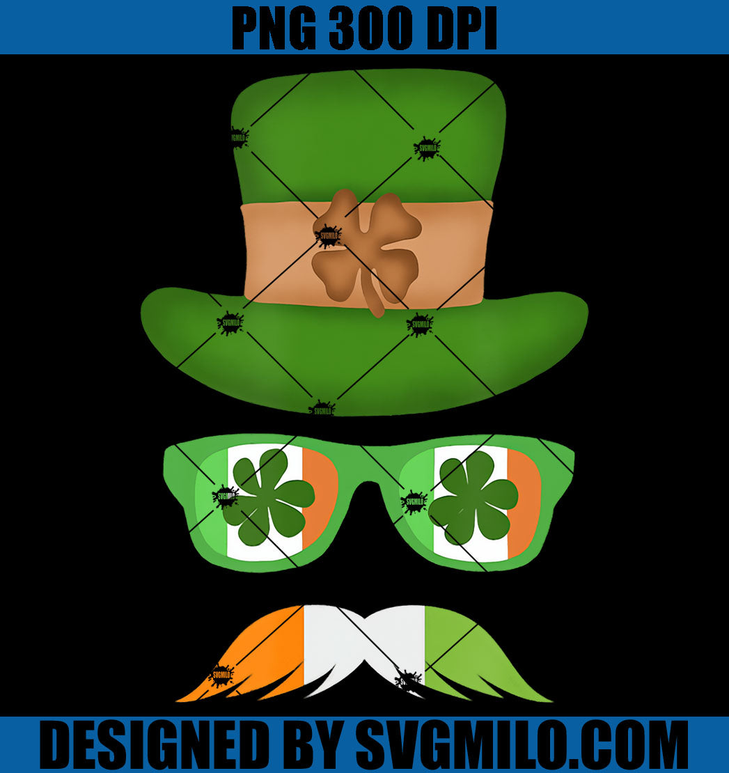 Mustach Irish Sunglasses PNG, St. Paddy's PNG, Patrick PNG