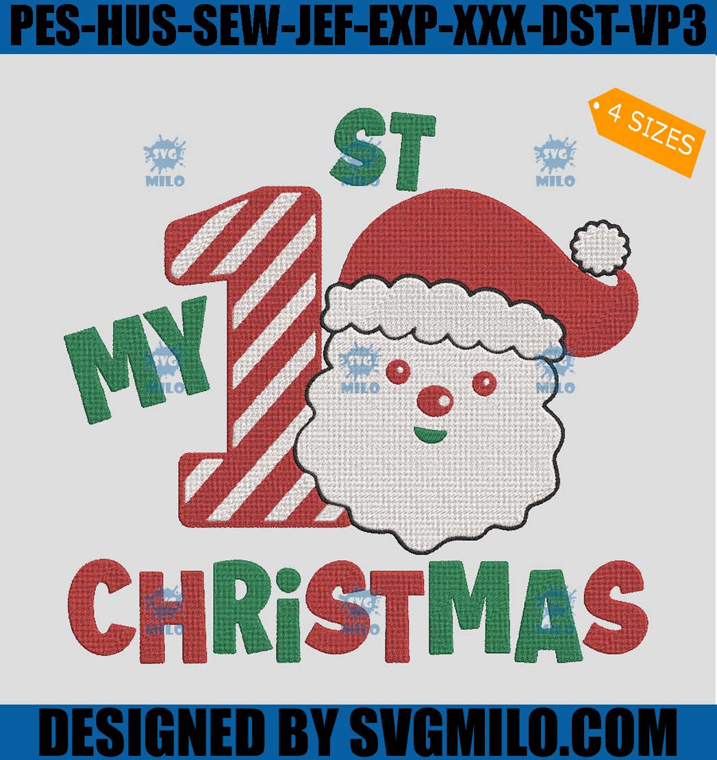 My-1st-Christmas-Embroidery-Design_-Baby-First-Christmas-Embroidery-Design