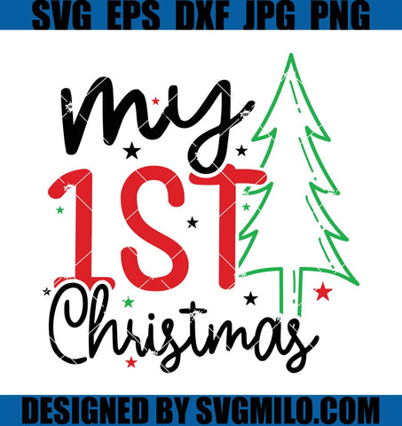 My-1st-Christmas-Svg_-Xmas-Tree-Svg