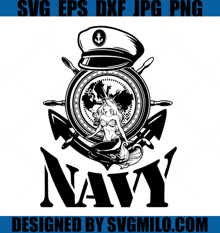 Navy-Mermaid-SVG-Anchor-SVG-Mermaid-Svg