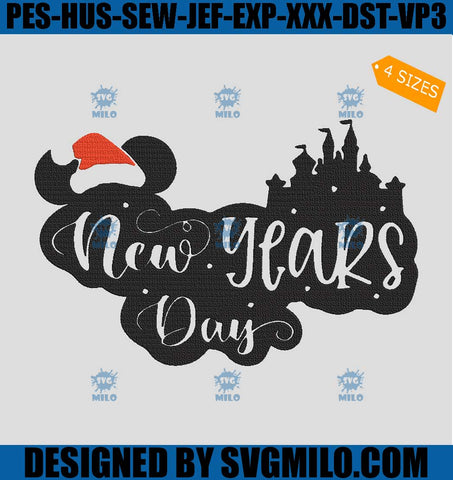 New-Years-Day--Embroidery-Design-_-Mickey-Mouse-Disney-Castle-Christmas-Embroidery-Design