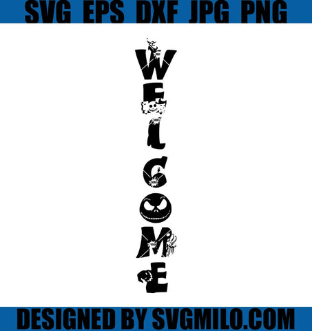 Nightmare-Before-Christmas-Welcome-Sign-svg-_-Porch-Sign-Svg-_-Jack-And-Sally-Boo-Svg