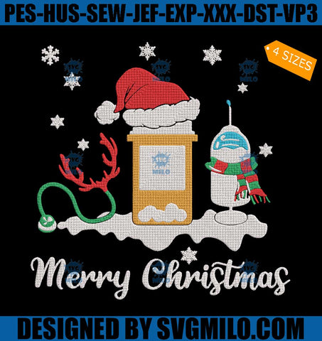Nurse-Stethouscope-Embroidery-Design_-Nurse-Christmas-Embroidery-Design